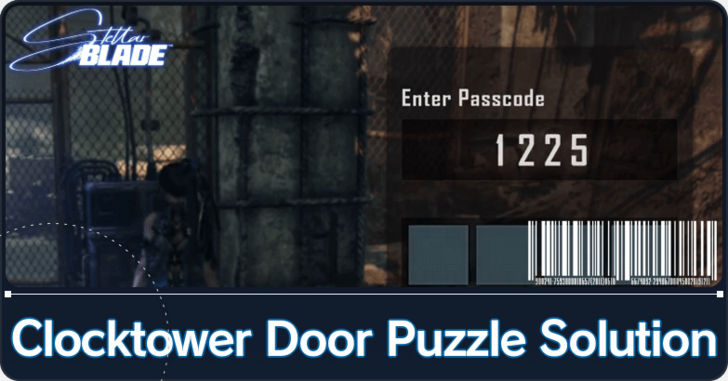 Stellar Blade - Clocktower Door Passcode Answer