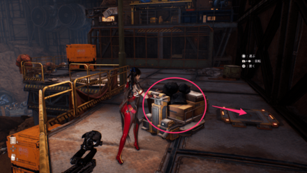 push the cart on the switches