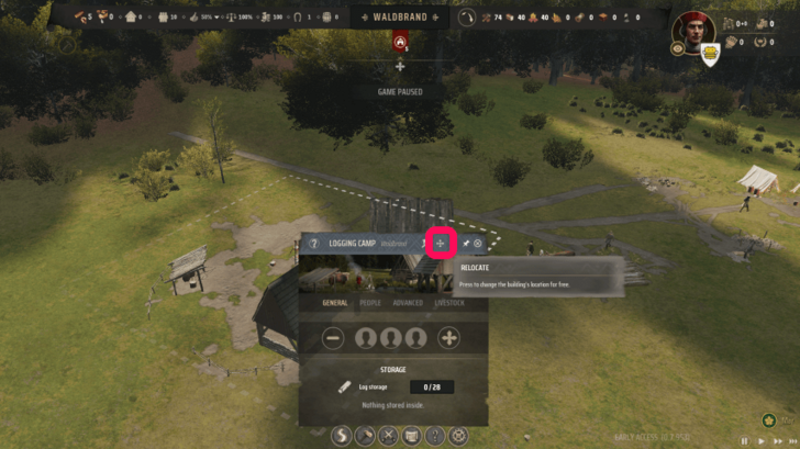 Manor Lords - How to Relocate Buildings