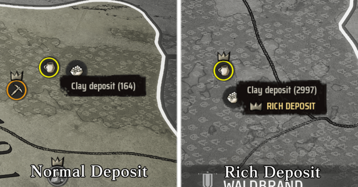 Manor Lords - Normal and Rich Deposits