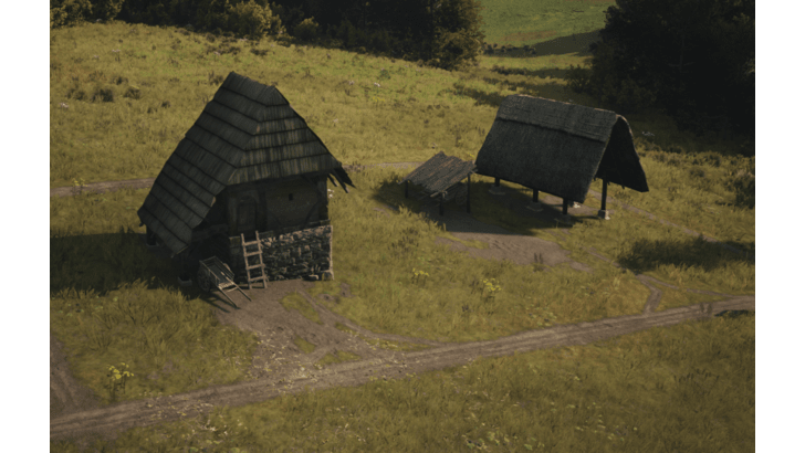 Manor Lords - Building a Granary and Storehouse