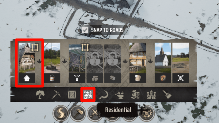 Manor Lords - Burgage Plot Residential Tab