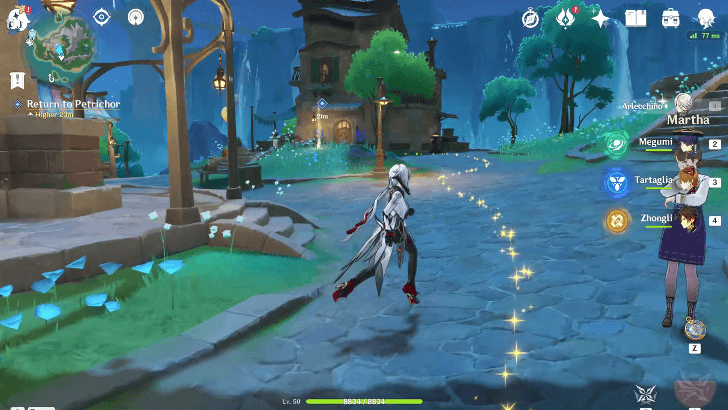 Genshin Impact - Daydreams Beyond Space and Time Walkthrough - Return to Pertrichor