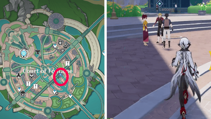 Genshin Impact - Daydreams Beyond Space and Time Location