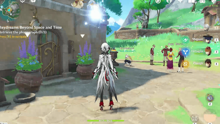 Genshin Impact Daydreams Beyond Space and Time Walkthrough - Retrieve the phonograph