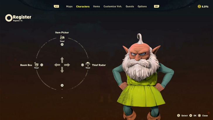 SAND LAND - Assign Skills