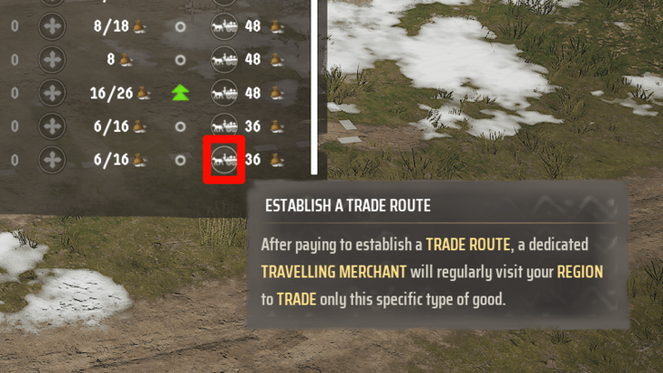 Manor Lords - Establish Trade Route With the King