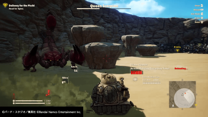 Sand Land - Queen Scorpion fight