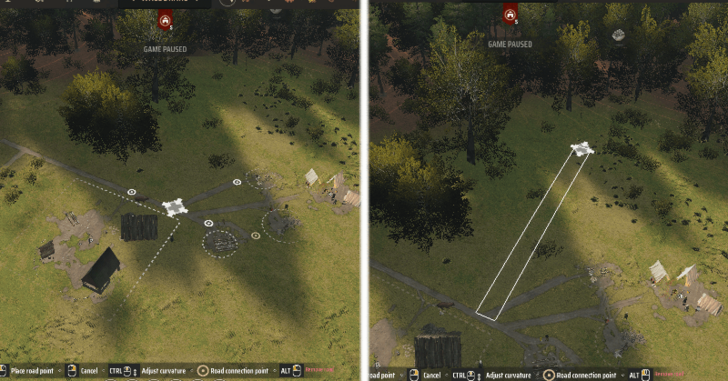 Manor Lords - Place Road Points With Left Click