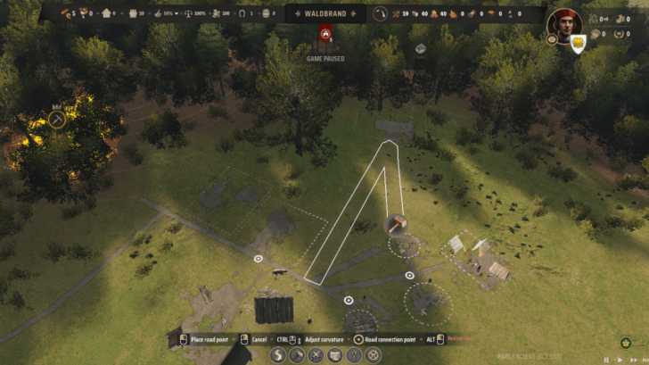 Manor Lords - Make Roads with Hammer Icon