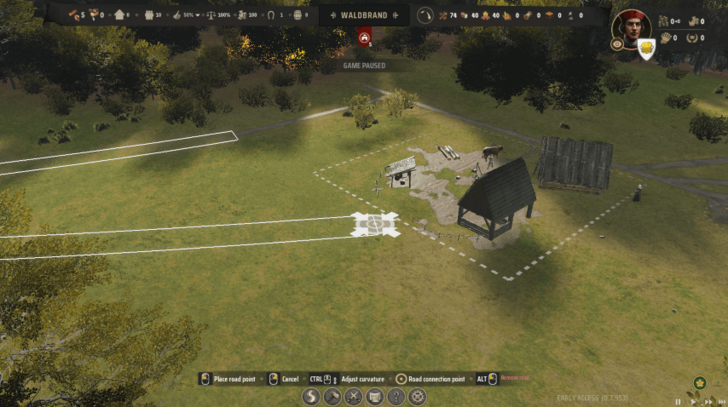 Manor Lords - Link Road Connection Points to Roads