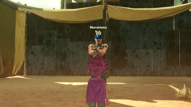 Sand Land - NPC with Finish Flag Icon