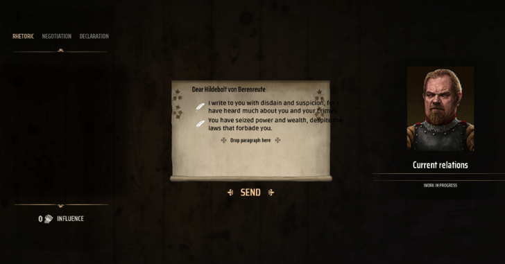 Manor Lords - Correspondence with the Baron