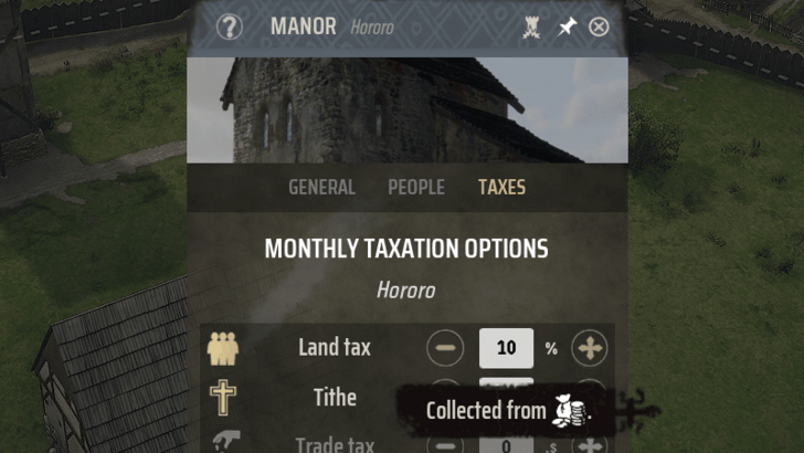 Manor Lords - Earn Treasury with Taxes