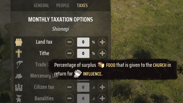 Manor Lords - Impose a Tithe