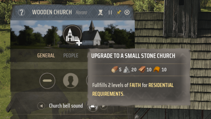 Manor Lords - Upgrade a Church