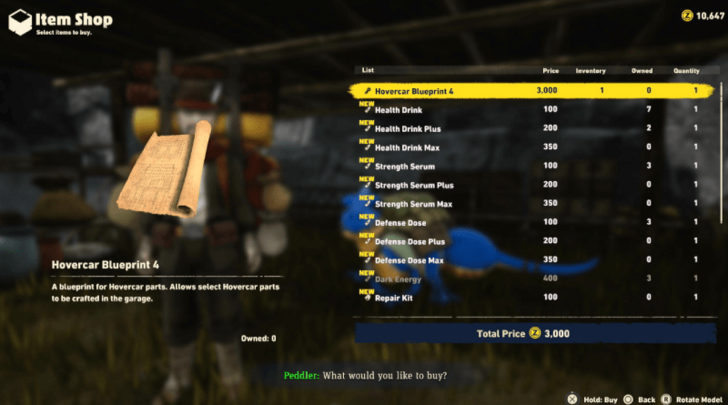 Sand Land - Blueprint in Shops