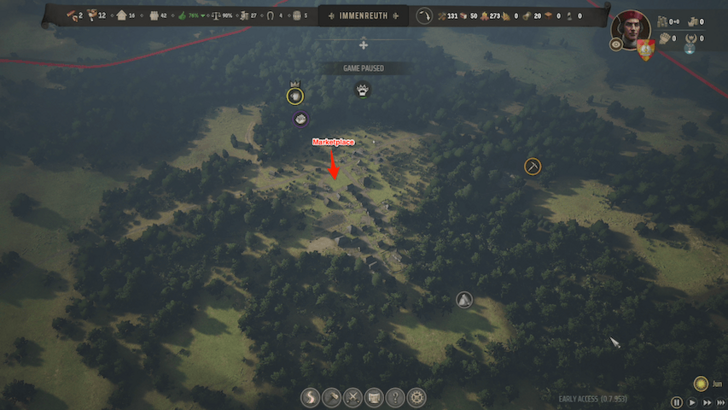 Manor Lords - Put the Marketplace At the Center of the Region