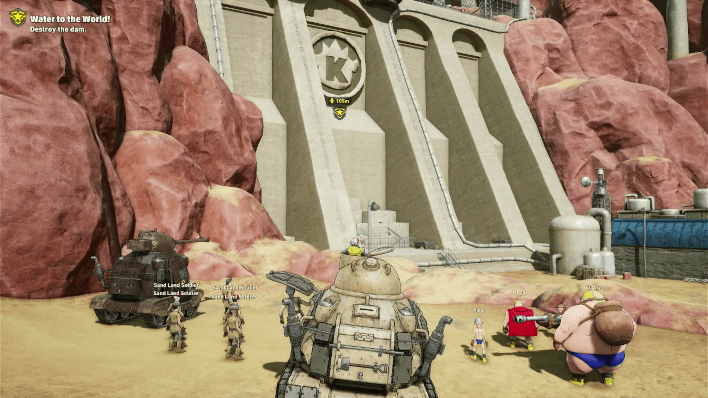 Sand Land - Destroy the Dam