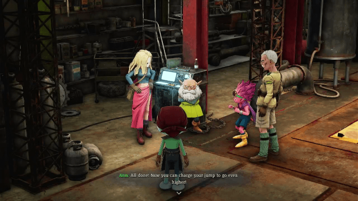 Sand Land - Charge Jump