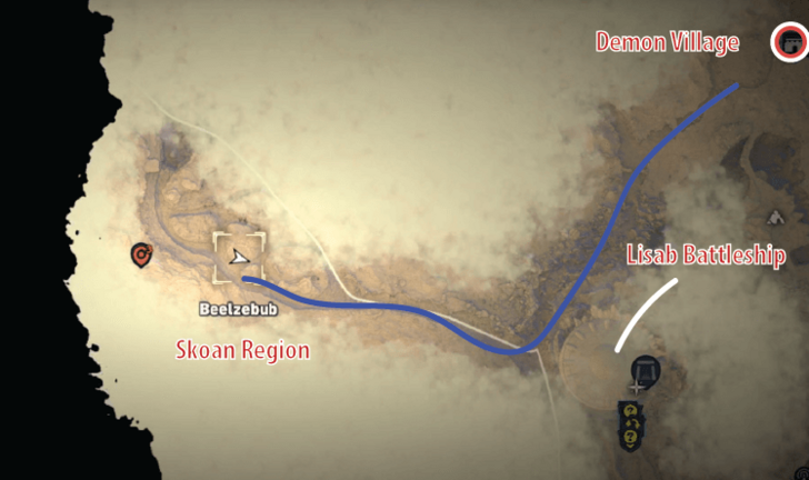 Sand Land - How to Reach Skoan using the Hovercar