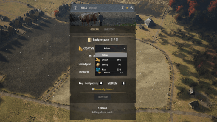 Manor Lords - Select Crop