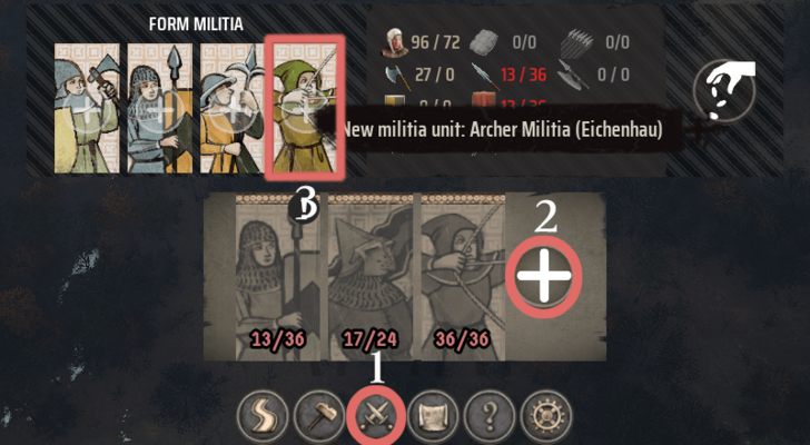 Manor Lords - How to Recruit Archer Militia