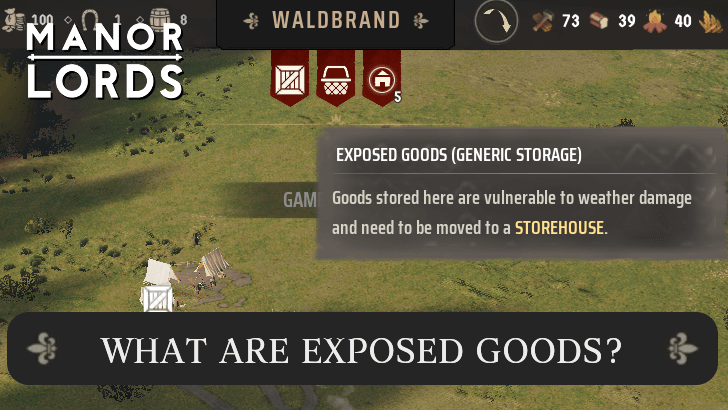 Manor Lords - What Are Exposed Goods?