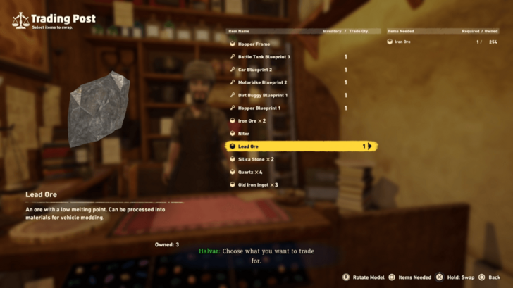 Sand Land - Lead Ore Trading Post