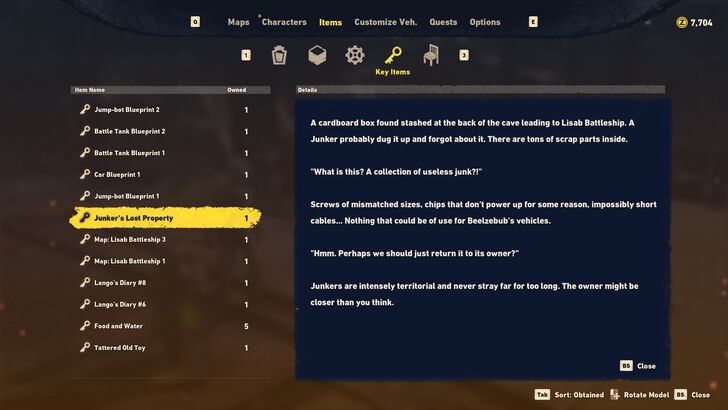 Sand Land Lost Junker Property