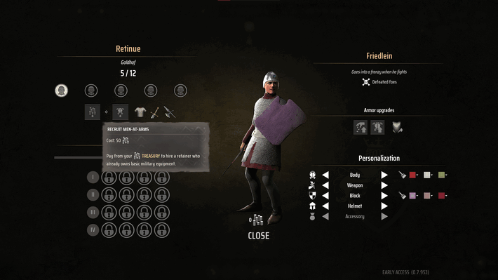 Manor Lords - Recruit More Retinue