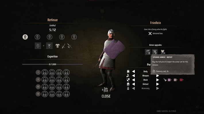 Manor Lords - Retinue Armor