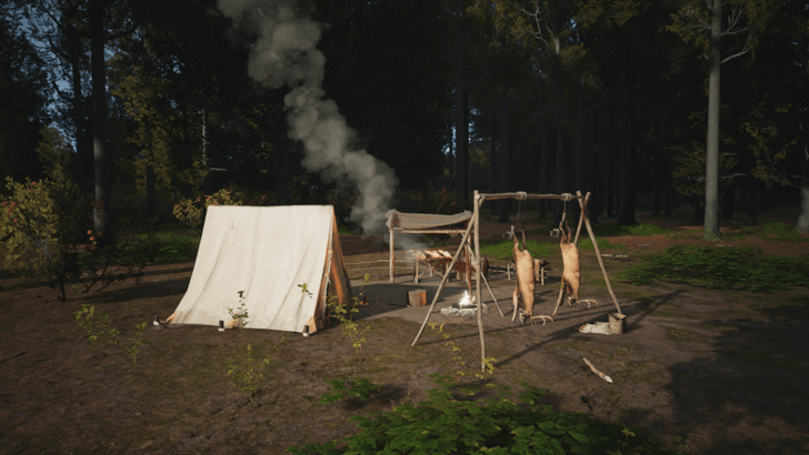 Manor Lords - Build a Hunting Camp
