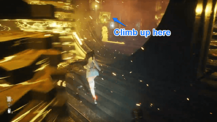 Stellar Blade - Climbing to Get to the Propeller