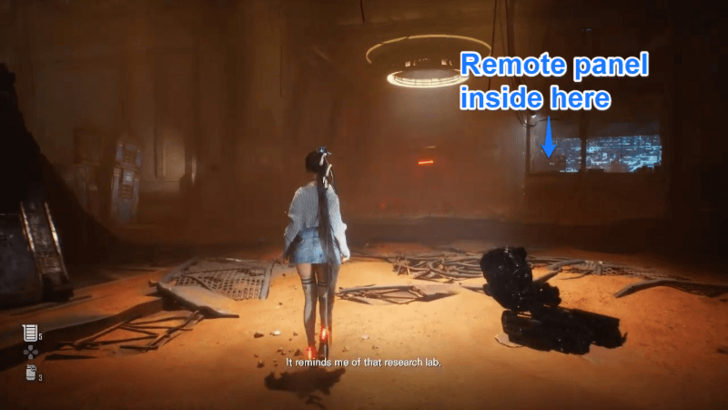 Stellar Blade - Remote Panel on the Right