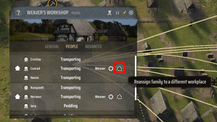 Manor Lords - Reassign Workers