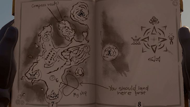 Sea of Thieves - Shores of Gold Map