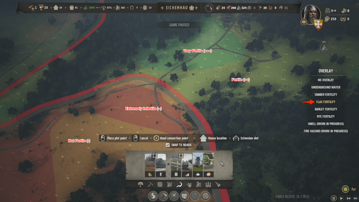 Manor Lords - Check the Fertility Of the Land