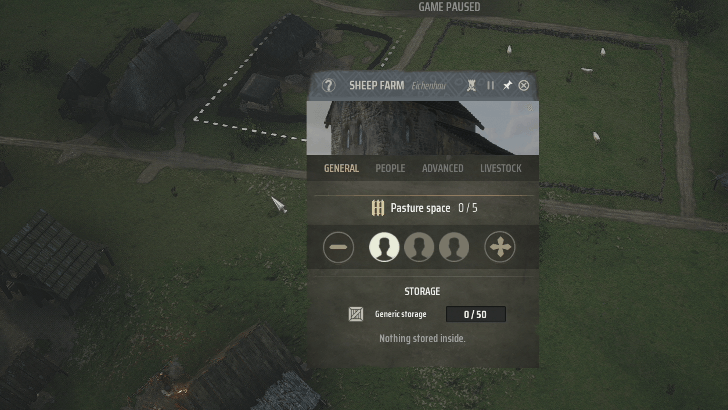 Manor Lords - Assign Family to the Sheep Farm