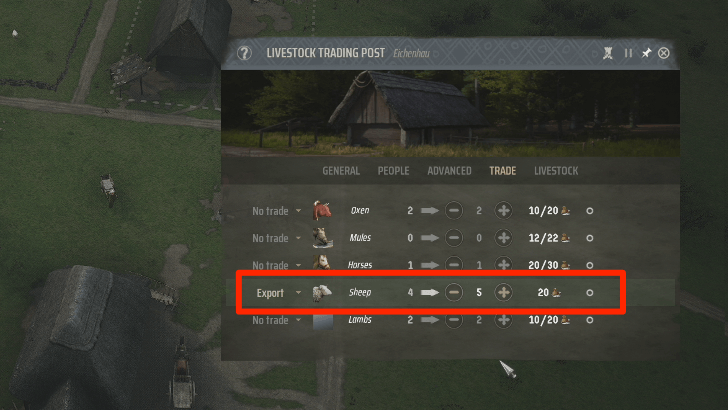 Manor Lords - Export Extra Sheep