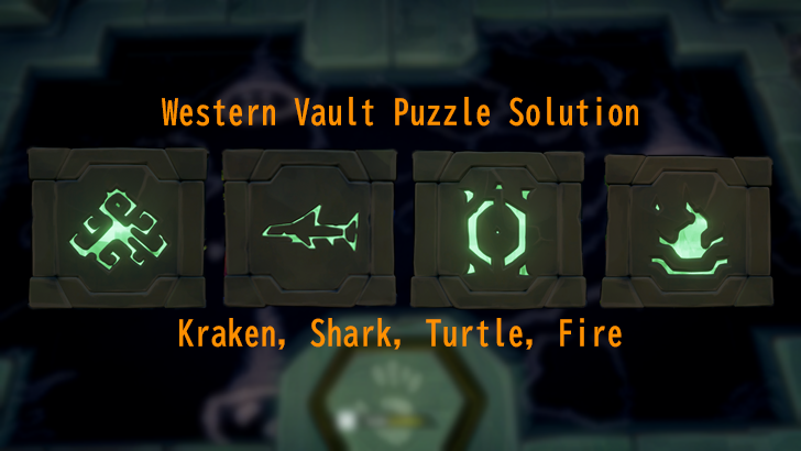 Sea of Thieves - Shores of Gold Western Vault Puzzle Solution