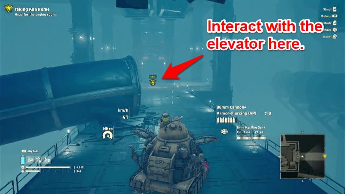 Sand Land - Elevator Near Pipe