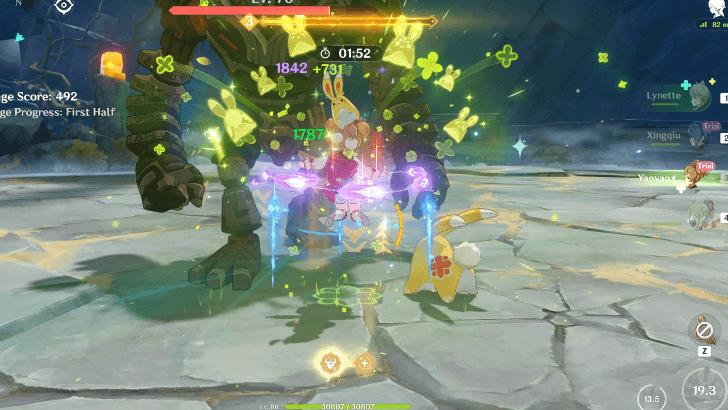 Genshin - Vibro Crystal Day 2 Dendro Reaction