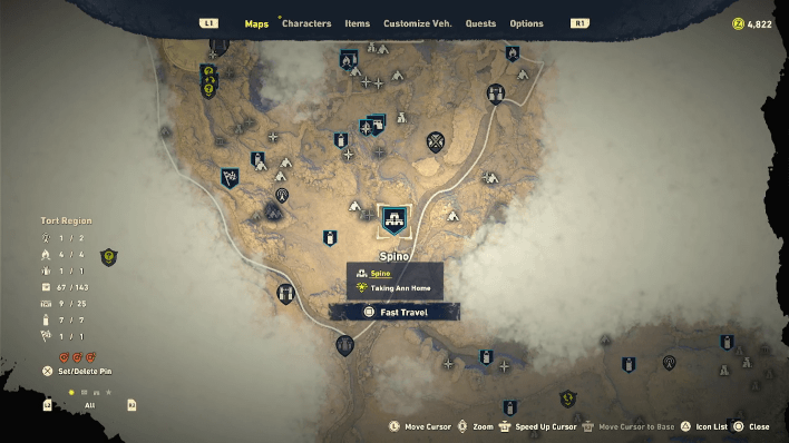 Sand Land - Spino Map