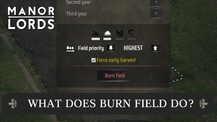 Manor Lords - What Does Burn Field Do