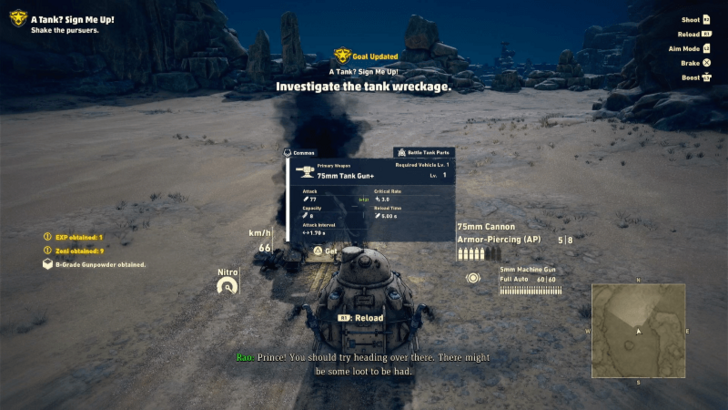 Sand Land - Defeat Bosses for Parts