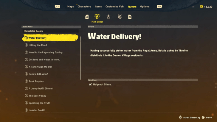 Sand Land - Main Quests