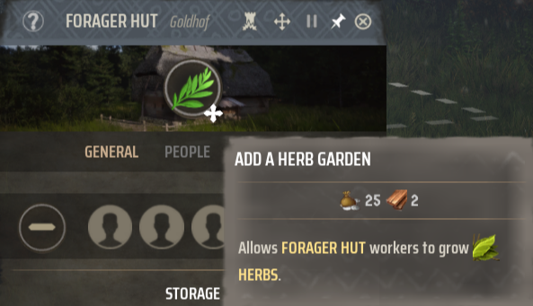 Manor Lords - Herbs Increase Recovery Speed