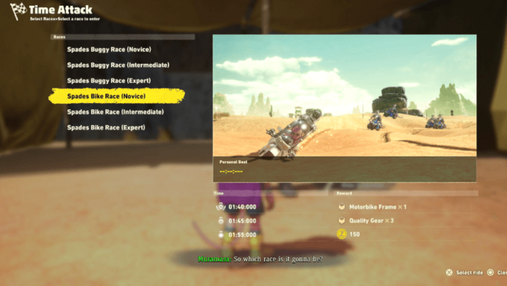 Motorbike Frame How to Get Race