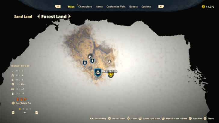 Sand Land - Extra Magazine Location